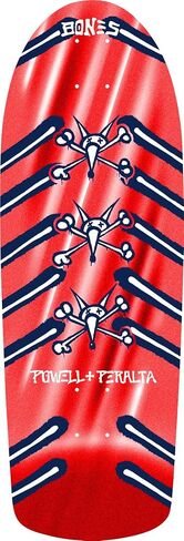 Powell Peralta OG Rat Bones Skateboard Deck, Red Foil, 10" x 30" in Kuwait