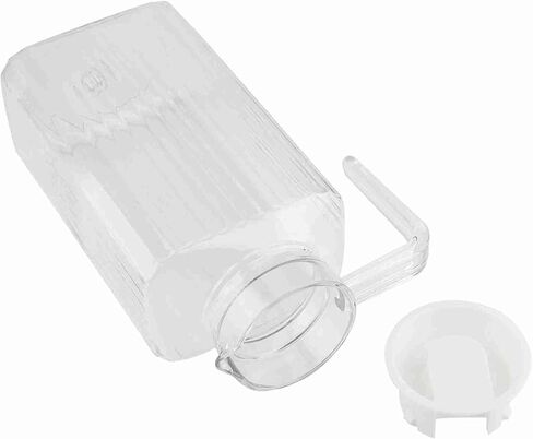 Generic Juice Bottle, Water Pitcher Beverage Dispenser Juice Water Bottle with Lid and Handle for Home Bar Restaurant Coffee Shop (1800ml) in Kuwait
