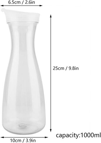 Generic Acrylic Drink Dispenser with Transparent Elegant Design, Generous Capacity Serves Multiple Guests, Sturdy Shatter Proof Construction for Juice Iced Tea for Catering (1000ML) in Kuwait