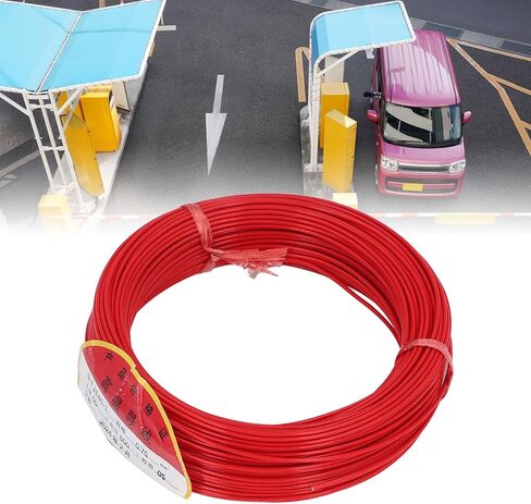 ملف كاشف حلقة السيارة، كابل غلاف PTFE بطول 0.75 مم² 50 متر 600 فولت، سلك كاشف حلقة بوابة موقف السيارات للتحكم في حركة المرور وحاجز بوابة موقف السيارات in Kuwait