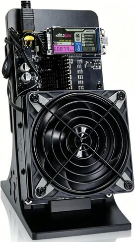 Bitcoins Miner Nerdqaxe ++ 4.8th/S ASIC Miner & Crypto Miner-منفرد منفرد لـ BTC ، 2.4GWIFI مفتوح المصدر ، SHA-256 ، الطاقة المنخفضة 98W ، تعدين المنزل الصامت مع تقنية Bitaxe Miner (Orange) in Kuwait