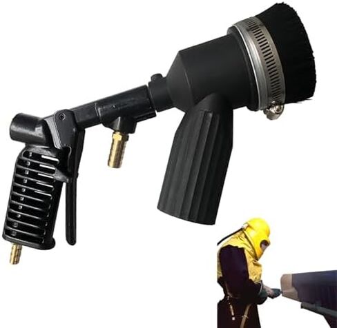 آلة استعادة الفراغ من Sandblaster مع فوهة سيراميك لتنظيف الطلاء بشكل فعال وجمع الغبار in Kuwait