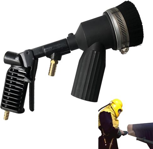 Portable Vacuum Sandblaster with Recovery System for Paint Cleaning and Dust Collection in Kuwait