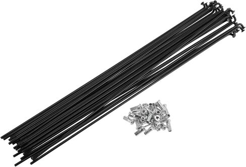 28 Set 12G Bicycle Spoke 295 mm Bike Wheel Spoke Carbon Steel Black in Kuwait