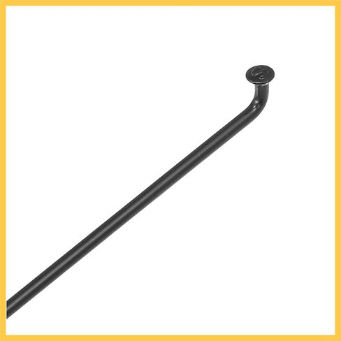 36pcs Bicycle Carbon Steel Spokes 14G Bike Spoke 218mm Length with Nipples for Most Bicycle Black Auto Replacement Parts in Kuwait