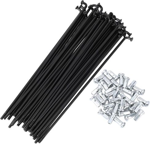 36 مجموعة 12G المتحدث باسم الدراجة 141 ملم المتحدث عجلة الدراجة 45 الصلب الأسود in Kuwait