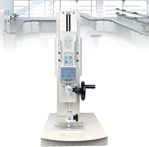 Digital Tensile Tester 10–2000 N, Hand-Operated Benchtop Tensile Tester with USB, High-Precision Push-Pull Measuring Device, Error 0.5%, 270 Mm Stroke, Clamping Thickness 0 to 8 Mm standard-500N in Kuwait