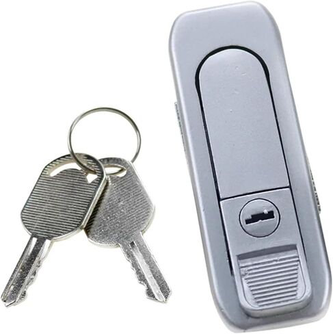 Equipment Cinet Door Flat Handle Lock Panel Industrial Rotary 1Pcs(Matte Unlocked) in Kuwait