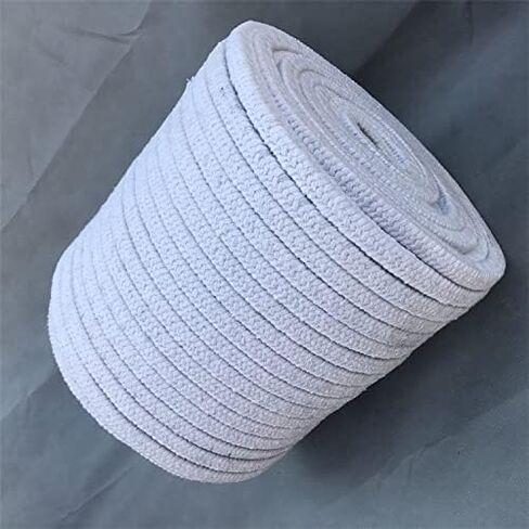 Square Braid Ceramic Fiber Rope Seal High Temperature for Boiler Furnace, 14x14-20x20mm(20x20mm*1m) in Kuwait