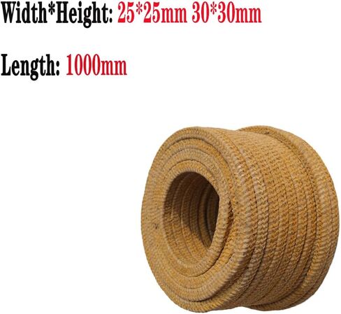 Wood Burner Rope Seal Packing Oil High Temp Wear Self Lubricating Gasket 25-30mm(30 * 30mm) in Kuwait