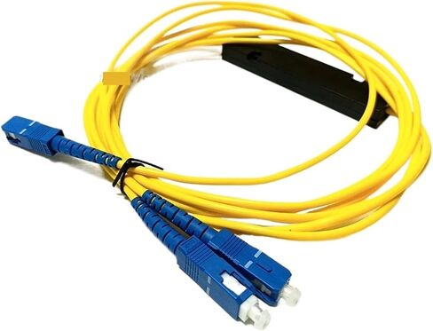 10PCS FTTH Fiber Optic 1x2 Splitter A/UPC Single Mode in Kuwait
