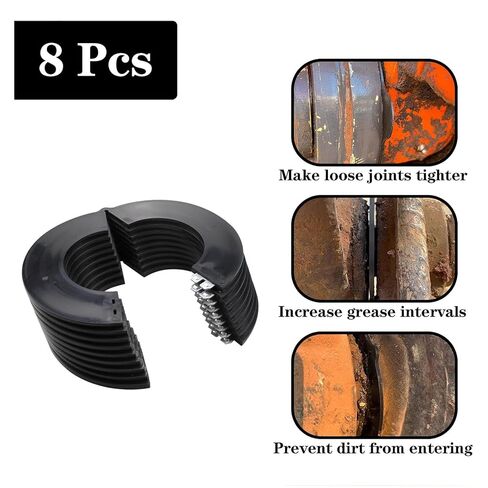 Bucket Pin Shims Replacement Kit 80mm 10Pcs Engineering Plastic for Excavators in Kuwait