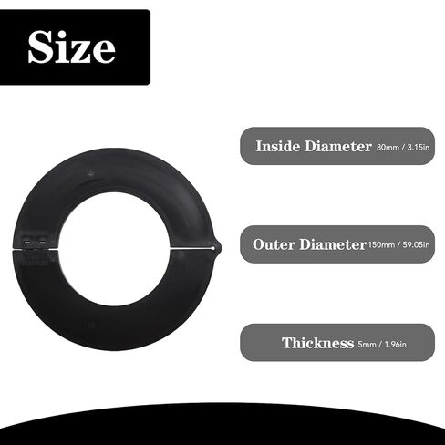 Bucket Pin Shims Replacement Kit 80mm 10Pcs Engineering Plastic for Excavators in Kuwait