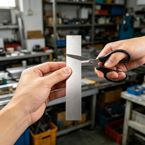 100 Pcs 304 Stainless Steel Shim Stock Assortment, 1" Width x 6" Length Metal Shims for Leveling, Thin Metal Strips Gap Filler Trim Strip, DIY & Industrial Use (0.001"-0.01" Thickness) in Kuwait