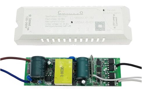 محرك LED 2.4G 600mA-3000mA 24V جهد ​​ثابت 2Pin شريط LED متوازي بلونين مزود طاقة 110V 220V GM-LXTM-F(DC22-30V-600mA) in Kuwait