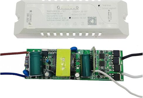 محرك LED 2.4G 600mA-3000mA 24V جهد ​​ثابت 2Pin شريط LED متوازي بلونين مزود طاقة 110V 220V GM-LXTM-F(DC22-30V-600mA) in Kuwait