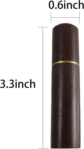 Septe Toothpick Holder, Wooden Portable Sewing Needles Storage Case for Storage Toothpick,Cotton Swab and Other Small Object ,2 ebony + 2 rosewood(4 Pcs) in Kuwait