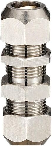 Copper Tube Card Sleeve Joint 4/6/8/10/12mm Rotary Air Straight Through Pneumatic Quick 1Pcs(卡套串板Φ10) in Kuwait