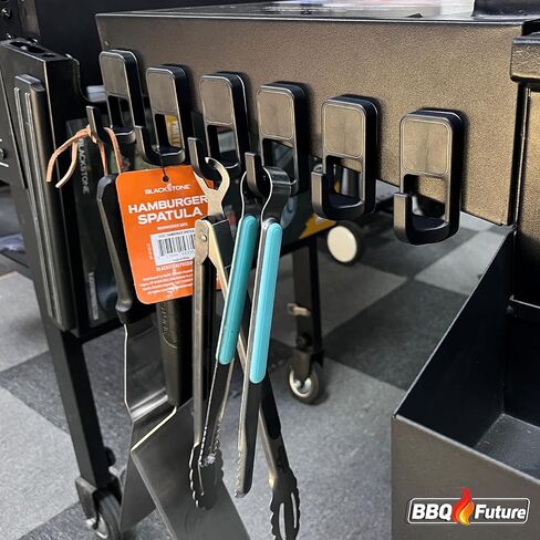 Magnetic Grill Hooks for Traeger Grills, Tool Hooks for Outdoor Hanging, Compatible with Camp Chef, Pit Boss, Blackstone Grills & More, 6-Pack Heavy Duty Grill Hooks for Kitchen, Refrigerator, Black in Kuwait
