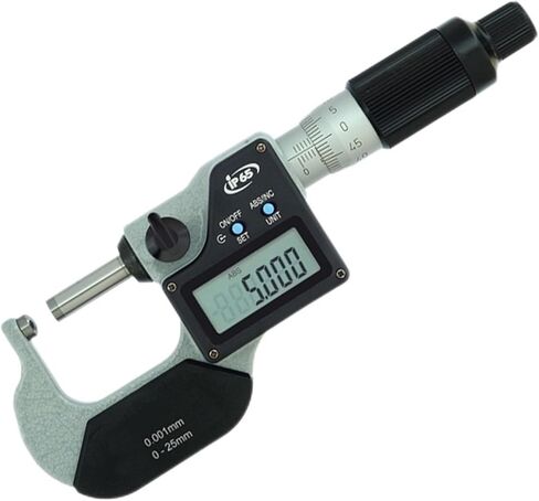 1PCS Micrometers 0-25 25-50 Thickness Micrometer Gauge 0-1" 0.01 0.001 Outside Micrometer(13) in Kuwait