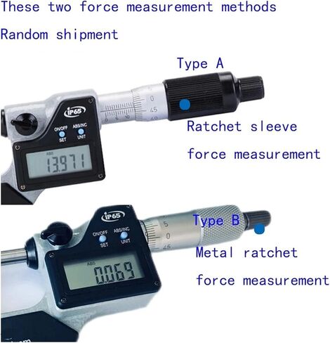 1PCS Micrometers 0-25 25-50 Thickness Micrometer Gauge 0-1" 0.01 0.001 Outside Micrometer(13) in Kuwait
