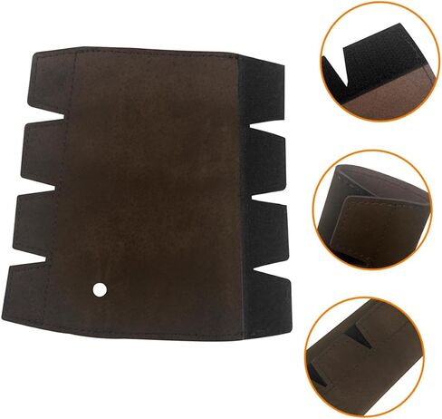 Sosoport French Horn Hand Protector Cover Leather Handle Guard Non-Slip Pad for Musical Instruments Sturdy Horn Accessories for Brass Players in Kuwait