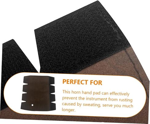 UPKOCH French Horn Handle Guard Leather Horn Hand Pad Protector Non-Slip Design for Musical Instruments in Kuwait