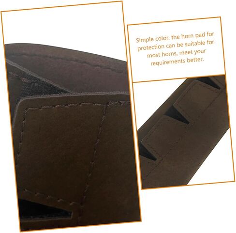 UPKOCH French Horn Handle Guard Leather Horn Hand Pad Protector Non-Slip Design for Musical Instruments in Kuwait