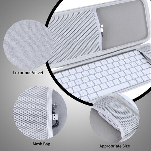 حافظة صلبة متوافقة مع لوحة مفاتيح Apple Magic Keyboard + Magic Mouse Combo in Kuwait