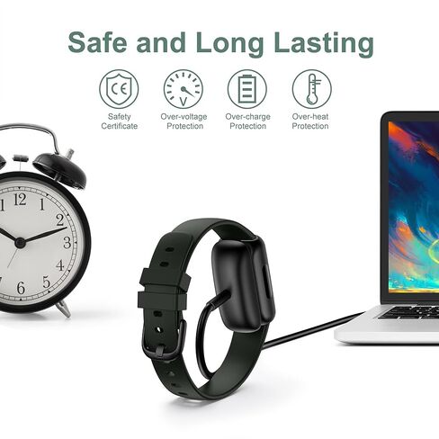 كابل شاحن بديل لـ Fitbit-Inspire/Inspire-HR/Ace-2 (عبوة واحدة/3.3 قدم) in Kuwait