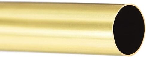 Unifizz النحاس أنبوب دائري الأنابيب النحاسية H65 19 مم OD 1 مم سمك الجدار 100 مم طول أنابيب الأنابيب المستقيمة غير الملحومة DIY بها بنفسك مشروع إطار الديكور المجوف نماذج هواية 1 قطعة in Kuwait