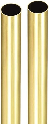 Unifizz النحاس أنبوب دائري الأنابيب النحاسية H65 19 مم OD 1 مم سمك الجدار 100 مم طول أنابيب الأنابيب المستقيمة غير الملحومة DIY بها بنفسك مشروع إطار الديكور المجوف نماذج هواية 1 قطعة in Kuwait