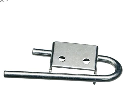 CL102 White Zinc Concealed Hinge, U-Shaped, Electric Cabinet, Iron, Hl037 Spring Bolt 1Pcs in Kuwait