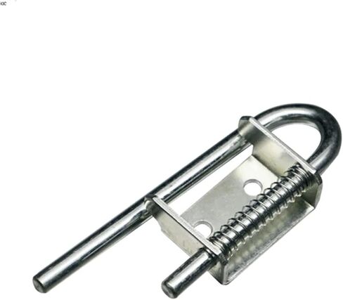 CL102 White Zinc Concealed Hinge, U-Shaped, Electric Cabinet, Iron, Hl037 Spring Bolt 1Pcs in Kuwait
