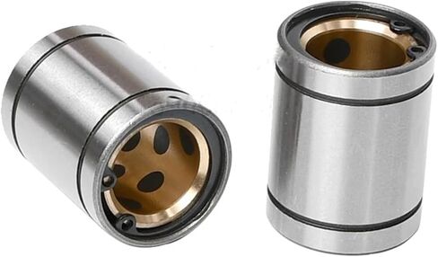 Outer Steel Inner Copper Oil-Free Bushing Linear Bearing Sleeve LM10/12/16/20/25/30/35/40/50UU(LM20LUU 20X32X80mm) in Kuwait