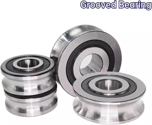 10PCS Straightening Mixed Wheel Over Line with Groove Bearing U6001 12X28X8MM Pulley U Type | [](U6001-4-0.8) in Saudi Arabia