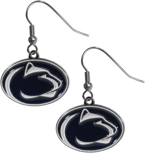 NCAA Siskiyou Sports Womens Penn State Nittany Lions Chrome Dangle Earrings One Size Team Colors in Kuwait