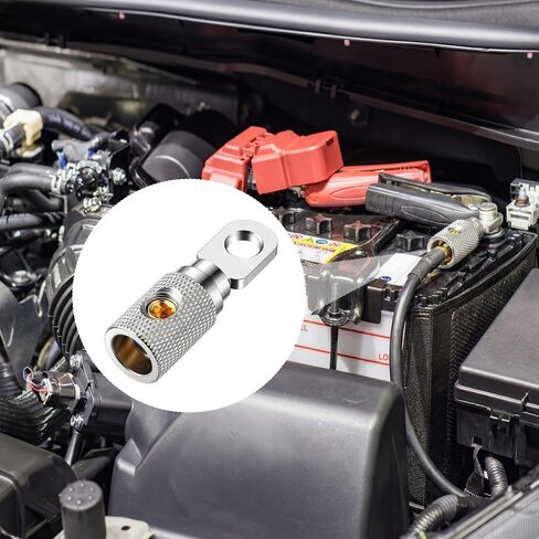Tallew 4Pcs 4 GA Wire Terminal Connector 5/16 Ring Wiring Terminals 4 Gauge Power Ground Cable Lugs for Battery Bank Inverter Projects Car Audio Amplifier in Kuwait