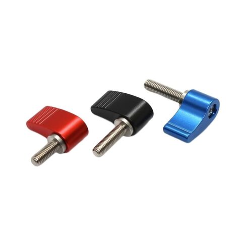 M4X10mm 6pcs Red Single Wing with Handle Finger Screw knob Adjustable Finger Screw Rotary Screw in Kuwait