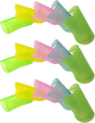 Cabilock 15pcs Plastic Flute Membrane Protective Covers for Dizi Flute in D, E, F, Accessories Protective Film for Maintenance and Replacement Random Color in Kuwait