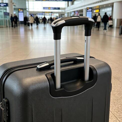 TOYANDONA Plastic Suitcase Telescopic Handle Replacement Grip for Travel Luggage, Universal Spare Part Withstands Frequent Lifting, Sturdy Carrying Handle for Trunk Case Repair in Kuwait