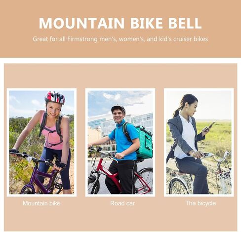 Kisangel Retro Bike Bell Handlebar Mount Vintage Cycling Horn Loud Clear Sound for Men Women Kids Cruiser Bikes in Kuwait