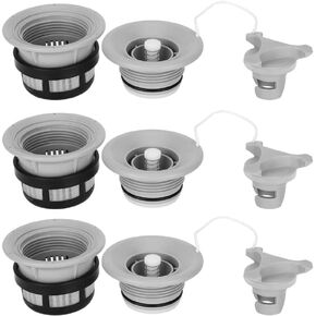 VGEBY 3Pcs Air Valve, Inflatable Tent Air Valve Spiral Air Plug Air Valve Replacement with Filter Mesh Accessory for Inflatable Tent Boat Kayaks (Gray) in Kuwait