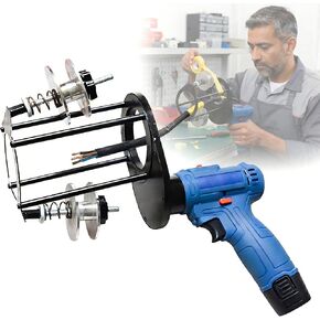 Commercial Electric HVAC Pipe Tape Wrapping Machine, Handheld Automatic Line Set Wrapping Tool for Up to 2.75 Inch (7cm) Refrigerant Tubes Conditioner, Insulation Cable Tie Winding Workstation, in Saudi Arabia