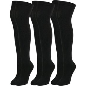 Kodal 3 Pairs Airplane Compression Socks for Long Flights Women & Men 15-20mmHg Over The Knee Socks for Nurses Teacher in Saudi Arabia