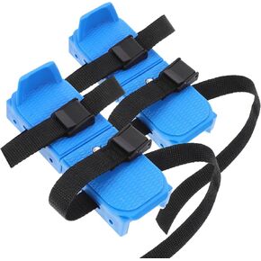 Ciieeo Beginner Ice Skates with Double Runner and Fastener Straps, Blue Ice Skating Auxiliary Shoes, Outdoor Training Skate Shoes for Boys in Kuwait