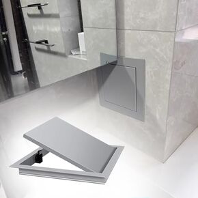 Small Bathtub Plumbing Access Hatch Drywall Panel, Hidden Access Door for Covering Water Valves/Pumps, Aluminum Frame & Galvanized Panel for Indoor(White,35x45cm(14x18in)) in Kuwait