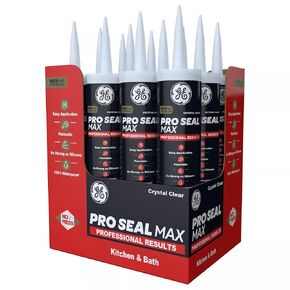GE Pro Seal Max Kitchen & Bath، أبيض، خرطوشة 9.5 أونصة سائلة، 12 عبوة in Kuwait