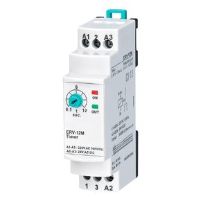 ERV-XXM Off Delay Time Relay Electronic Adjustable(220VAC 24DC,ERV-06DM 0.1-6min.) in Kuwait