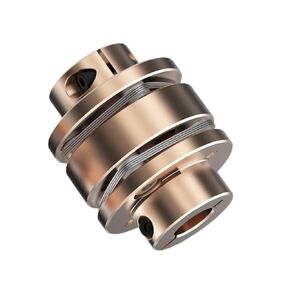Flange Coupling LE D56L45/64 Flexible Motor Shaft Coupler Aluminium Diaphragms Universal Joint 1Pcs(LE2-B-D56L64-21X21) in Kuwait